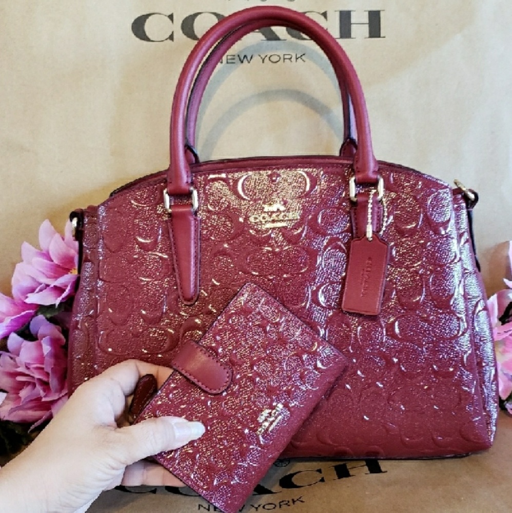 Coach purse shoulder bag handbag Crossbody set